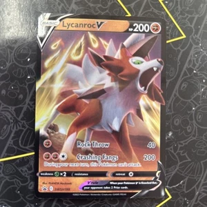 Lycanroc V SWSH199 SWSH: Sword & Shield Promo Cards Holo - Picture 1 of 2