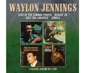 Waylon Jennings: Love Of The Common People / Hangin' on / Only The Great... 2CD - Picture 1 of 1