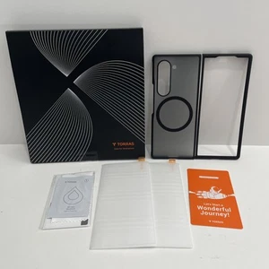 Torras Magnetic Shockproof Samsung Galaxy Z Fold 6 Case,W/Screen Protector Black - Photo 1 sur 6