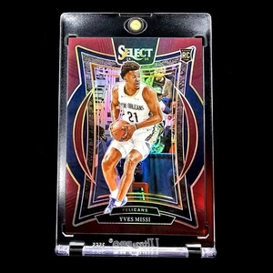 Rare Rookie RC Yves Missi Red Prizm #/199 Parallel SP 2024-25 Concourse Holo #88 - Picture 1 of 3