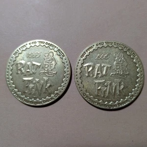 rat fin rat fink medal moon eyes - Picture 1 of 2