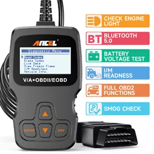 ANCEL AD310 BT Bluetooth OBD2 lettore di codici scanner controllo motore strumento diagnostico - Foto 1 di 10