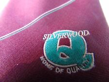 VINTAGE GENUINE COAL MINING MINERS NECK TIE SILVERWOOD Q HOME OF QUALITY 