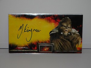 Star Wars Revenge Of The Sith Widevision Autograph Card Michael Kingma Tarfful