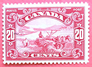 Canada Stamp #157 "King George V Scroll Issue Harvesting Wheat" MNH OG