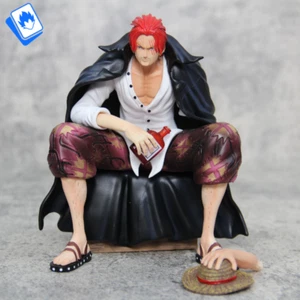 Action Figure One Piece Shanks Capitano Pirata 17cm STATUA DA COLLEZIONE Anime - Picture 1 of 8