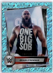 Braun Strowman 2025 Topps Chrome WWE Aqua Shimmer Refractor #158 WWE #190/199 - Bild 1 von 2