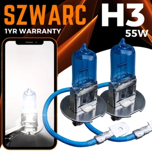 H3 Bulb 55w Xenon White 453 Halogen Headlight Front Cornering Fog Light Bulbs - Picture 1 of 13