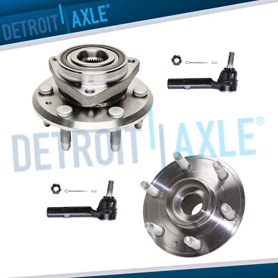 Front Wheel Bearing Hubs Outer Tie Rods for 2007 - 2016 Chevy Traverse Enclave - Image 1 of 4