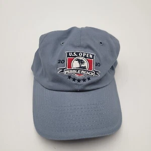 US Open 2010 Hat Gray Pebble Beach Adjustable USGA Member - Picture 1 of 6