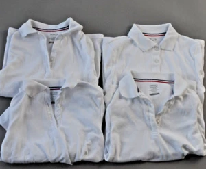 Girls School Uniform Shirts ~ Long Sleeve ~ French Toast ~ White ~ Size L 10/12 - Picture 1 of 7