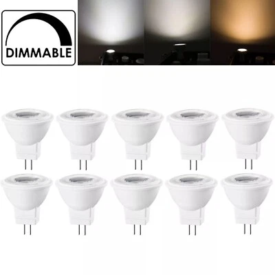 5PC 3W Dimmable MR11 LED Spotlight Bulb GU4 2835 SMD Replace 30W Halogen Lamps - Image 1 of 4