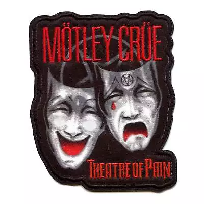 C&D VISIONARY Official Motley Crue Patch Theatre of Pain Faces Embroidered Iron On
