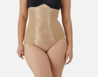 Maidenform Flexees 高腰内裤-小号-超紧致-冷却-塑形-中性-全新 — 第 1/4 张图片