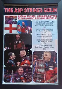 Nathan Aspinall 2023 Matchplay-Weltmeister - Souvenirdruck - Bild 1 von 5