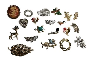 Huge Lot Of 20 All Signed GERRYS Pin Brooches Jewelry Collection - Picture 1 of 5