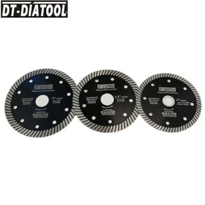 Hojas de sierra súper delgadas de diamante de 4/4,5/5 pulgadas discos de corte múltiple para azulejos de cerámica 2 piezas - Imagen 1 de 8