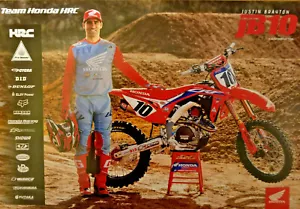 Póster Justin Brayton 2020 ""Honda 450crf"" #10 Monster Energy Ama Supercross - Imagen 1 de 1