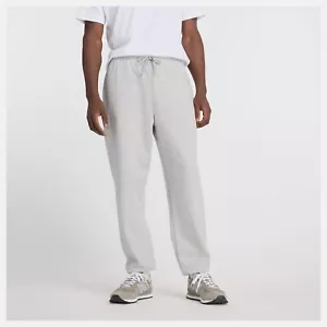 New Balance Sport Essentials French Terry Joggers Sweatpants mp41519 Gray Mens L - Picture 1 of 13