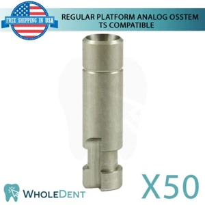 50 laboratorios dentales analógicos de plataforma regular 2,5 mm compatibles con Osstem® TS Hiossen® ET - Imagen 1 de 4