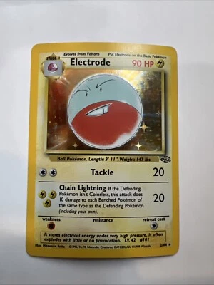 1999 Pokemon Electrode Holo Rare 1st Edition Jungle 2/64 MP-HP - Image 1 of 4