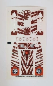 LEGO 70143 Sir Fangar's Saber Tooth Walker Original Sticker Sheet Authentic - Picture 1 of 1