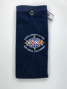 Lizenziertes Super Bowl XXXII 32 San Diego, California Sporthandtuch Golfhandtuch - Bild 1 von 5