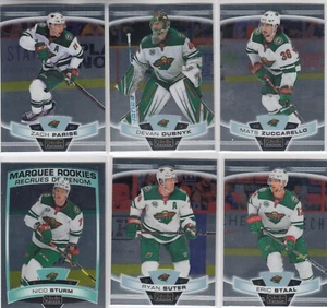 19/20 OPC Platinum Minnesota Wild Team Set w/RC - Zuccarello Sturm RC + - Picture 1 of 2