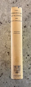 Vintage 1964 Theory of Functions by Titchmarsh HCDJVG - Picture 1 of 24