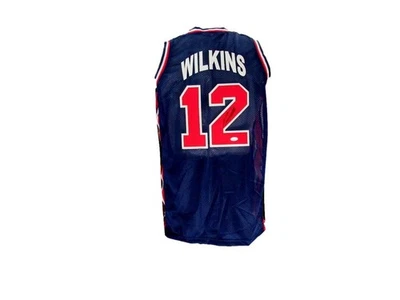 Dominique Wilkins HOF Signed/Autographed Custom Basketball Jersey USA JSA 200840 - Image 1 of 4