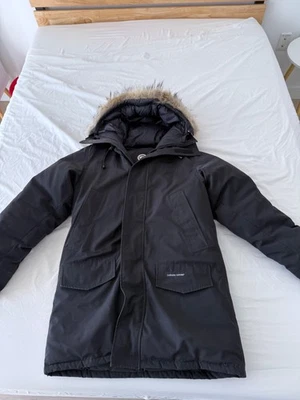 Jaqueta Masculina Canada Goose Langford Parka Tamanho P Preta - Imagem 1 de 4