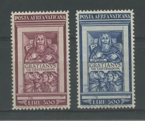 VATICANO 1951 GRAZIANO 2V. 3 ** LUSSO - Bild 1 von 1