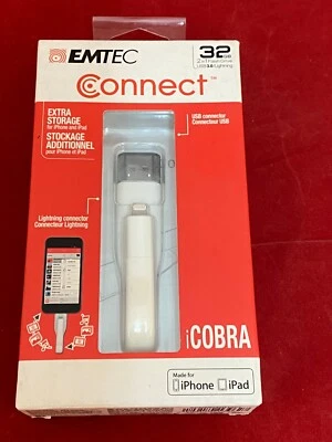 Emtec ECMMD32GT503 USB3.0 iCobra Flash Drive T500 32 GB for iPhone iPad - Image 1 of 3