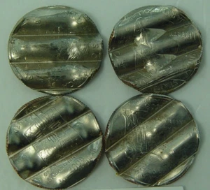 2008 Quarters (4 Coins) - Waffled - Picture 1 of 2
