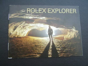 ROLEX EXPLORER BOOKLET VON 12. 2002 - 16570 114270 - NOS LAGERWARE - ENGLISCH - Picture 1 of 4