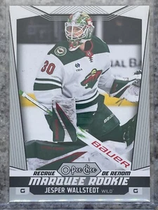 2024-25 O-Pee-Chee Marquee Rookie Jesper Wallstedt RC Minnesota Wild #541 - Bild 1 von 3