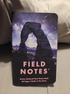Field Notes Arches Nationalpark Memo Buch neu nie benutzt Raster Serie D - Bild 1 von 3