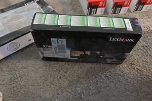 NEW SEALED Genuine Lexmark X748H1CG Cyan Toner Cartridge X748 UGLY BOX - Picture 1 of 1