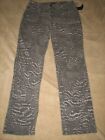 Nydj Not Your Daughters Jeans Nwt Size 2 Animal Print Skinny Jeans
