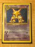 POKEMON ALAKAZAM  SHADOWLESS  HOLO  1/102  /B