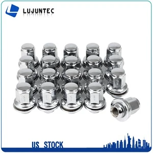 (20) Closed-end Chrome M14X1.5 Lug Nuts 22mm Hex Fits Land Rover LR2 2008-2015 - Picture 1 of 7