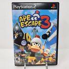 Ape Escape 3 (Sony PlayStation 2, 2006) Complete In Box CIB Tested/Works