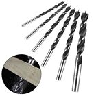 Precision Woodworking Drill Bit Set with Center Point and Shoulder Cutters 6pcs