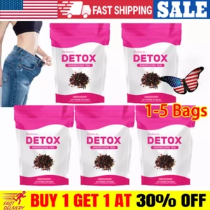 1-5er Pack Natürlicher Detox Tee - Unterstützung Gesundes Gewicht Reduzieren Blähungen Körper Gesundheit - Bild 1 von 15