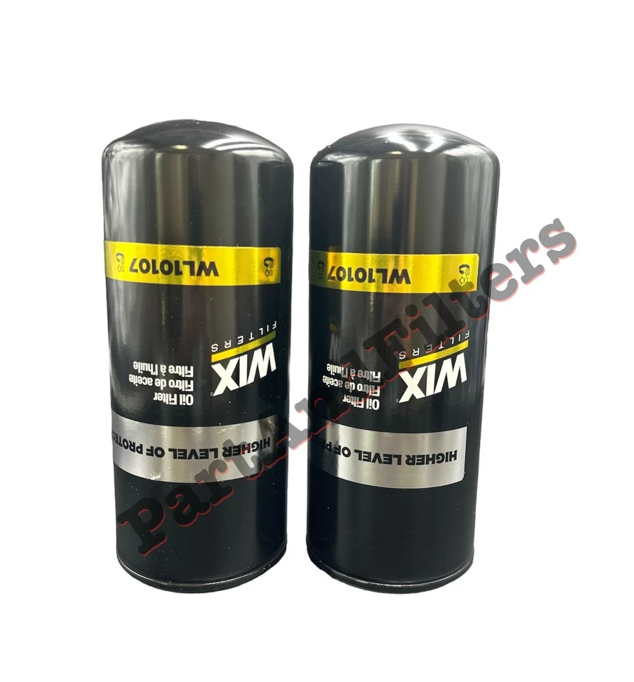 Filtro de aceite Wix WL10107 para motores Cummins ISX15 (paquete de 2) Foto 1 de 2