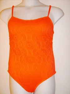Catalina Size L 'Coral Burn' Textured One Piece Swim Suit - Picture 1 of 4