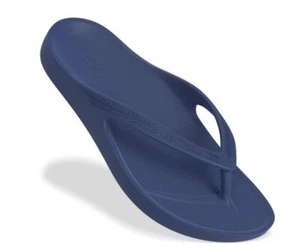 Lightfeet Unisex Arch Support Thongs (Navy Blue) - Picture 1 of 20