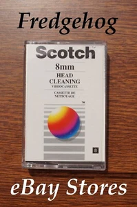 SCOTCH 3M VIDEO 8mm/Hi8 y DIGITAL 8 VIDEOCÁMARA CABEZAL LIMPIADOR CINTA/CASSETTE - Imagen 1 de 3