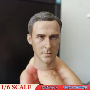 1/6 Soldado Ryan Gosling K Cabeza de Hombre Esculpida F 12" Hot Toys Modelo de Figura de Cuerpo Masculino - Imagen 1 de 5