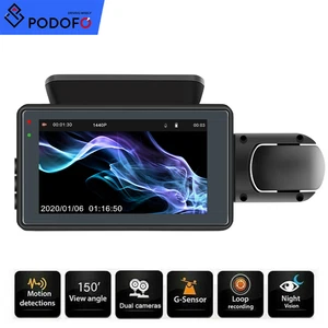 Autokamera Dual Lens G-sensor DVR Dashcam Video Recorder Nachtsicht 1080P HD KFZ - Bild 1 von 12